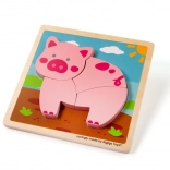 Children's Insert Puzzle Piglet