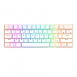 Mechanische Tastatur Royal Kludge RK61 RGB weiß