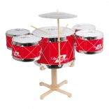 SMALL FOOT children's drum kit made of wood with cymbal