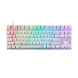 mechanische Gaming-Tastatur Motospeed K82 RGB ohne Ziffernblock – weiß