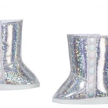 BABY born silver winter boots for 43 cm doll
