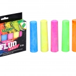 Fluorescent Sidewalk Chalk 6 pcs