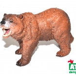 Grizzly Bear Figurine – Hand-Painted