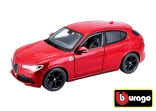 Bburago 1:24 Alfa Romeo Stelvio rouge 18-21086R