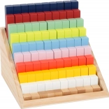Educational Wooden Math Blocks in a Box