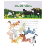 Vrolijke boerderijdieren – set plastic figuurtjes in zakje