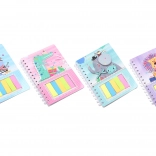 Animal-themed notepad 12.1 × 18.5 cm, 60 sheets + stickers
