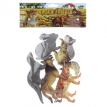 Bosdieren plastic set 10 cm, 5 stuks