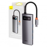 Baseus 5-in-1 USB‑C Hub mit HDMI, 3× USB 3.0 und USB‑C PD 100 W