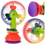 carousel and rattle with suction cup for babies