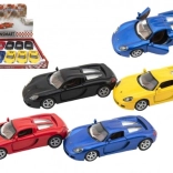 Metal car model Porsche Carrera GT 1:36 with pull-back drive