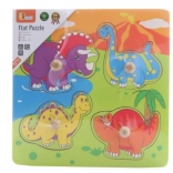 Wooden Puzzle Colorful Dinosaurs
