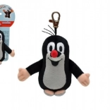 Krtek porte-clés en peluche avec mousqueton 10 cm