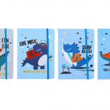 Carnet de notes dino 14,5 × 21 cm, 80 feuilles