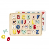 Petit Collage wooden alphabet puzzle (26 pieces, FSC)