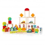 CUBIKA City Transport Wooden Construction Set