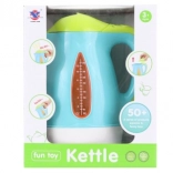 Children's battery-powered kettle with light and sounds