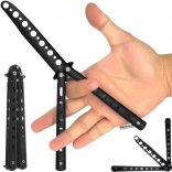 Black Training Butterfly Knife