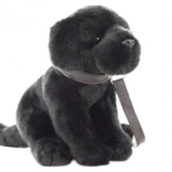 Plush Labrador with Leash 30 cm – eco friendly