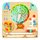Lucy & Leo wooden nature calendar – educational Montessori activity board