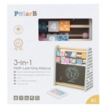 Houten telraam 3-in-1 met bord en cijfers