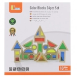 Set of Wooden Colorful Blocks by Viga