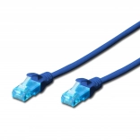 Patch Cord U/UTP Cat.5e PVC 3m Blue