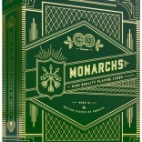 Playing Cards Monarchs Green