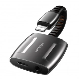 Lightning-Adapter auf Lightning und AUX Mini-Klinke 3,5mm Mcdodo schwarz