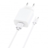Schnellladegerät Foneng 12 W mit USB und USB‑C‑Kabel