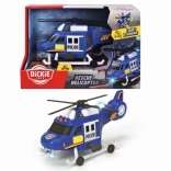 Police helicopter with lights and sounds 18 cm