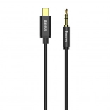 Audio Kabel Baseus USB-C auf 3,5 mm Klinke schwarz 1,2 m