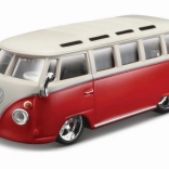 Bburago plus Volkswagen Van Samba red
