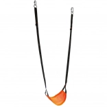 Hanging Kids’ Swing Bino – breathable textile, orange