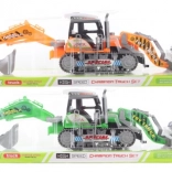 Construction plastic tractor for children