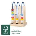 Educational abacus from FSC wood small foot – travel