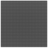 SLUBAN baseplate 32×32, gray (compatible with LEGO)