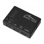 MEDIA-TECH HDMI Switch 5×1 4K with Remote Control