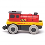 Bigjigs Rail Electric Locomotive Red Powerhouse