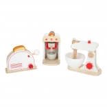 Small Foot set en bois d’appareils de cuisine (3 pcs)