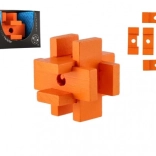 Wooden BrainTwister Puzzle in a Box 8 × 5 × 5 cm