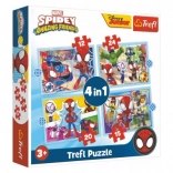 Puzzle 4-in-1 Spidey and His Amazing Friends (12, 15, 20, 24 pieces)