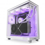 PC-Gehäuse NZXT H6 Flow RGB, weiß