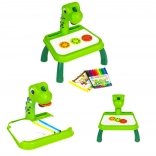 Dinosaur drawing projector with desk, 12 markers and 24 templates