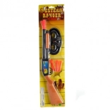 Western set with rifle, suction darts, and mask