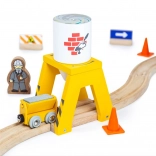 Bigjigs Rail cement silo – wooden accessory for train sets