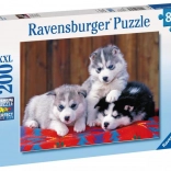 Ravensburger Puzzle Husky Puppies 200 Pieces