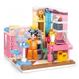 Sluban Girls Dream Mini Bedroom Building Set – 210 pieces, 2 minifigures
