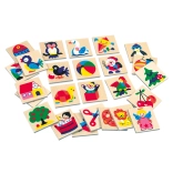 Bino wooden picture tags for kindergartens