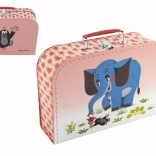 Children's suitcase with the motif of the Mole and the Elephant